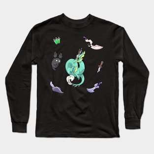 fer.al Dragon with Shoulder Snatch and Striker items Long Sleeve T-Shirt